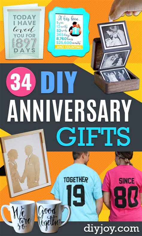 diy ideas for anniversary|homemade anniversary gifts for husband.